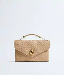 Knot Lock Intrecciato Piccolo Lambskin Leather
