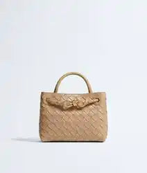 Mini Andiamo Intrecciato Calfskin Leather