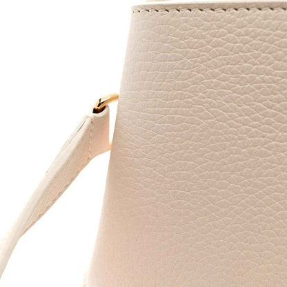 Louis Vuitton textured leather side with crossbody strap loop and gold hardware