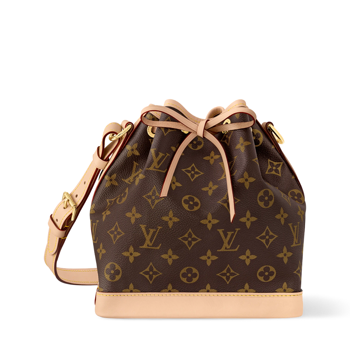 Noé Bucket Bag Monogram Coated Canvas