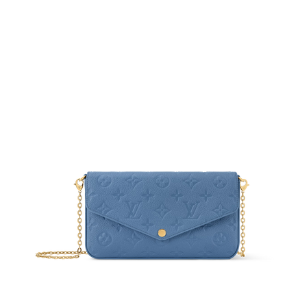 Pochette Félicie Monogram Empreinte Leather