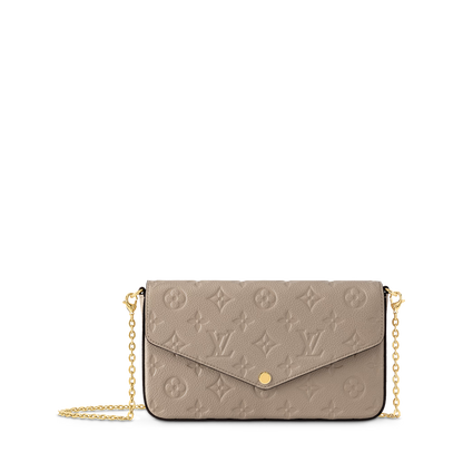 Pochette Félicie Monogram Empreinte Leather