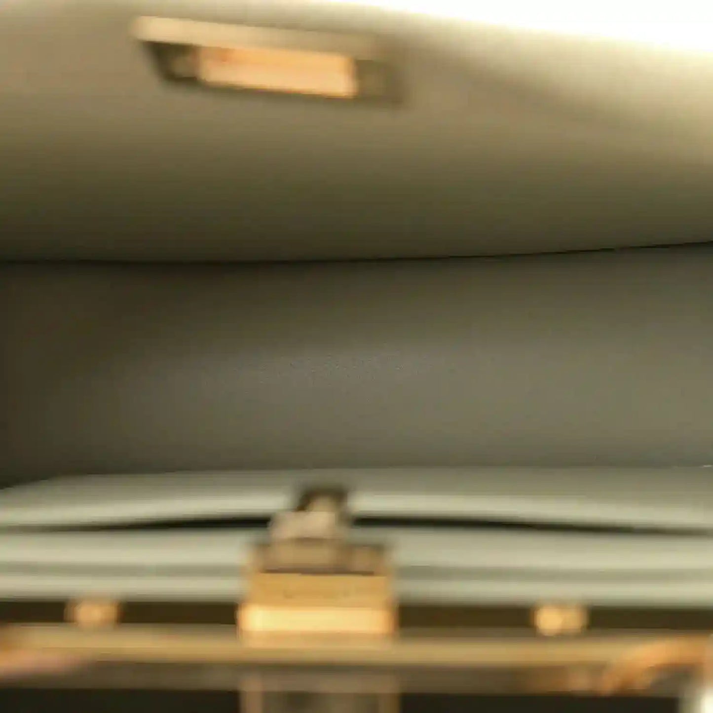 Fendi light green leather lining with gold-tone interior hardware
