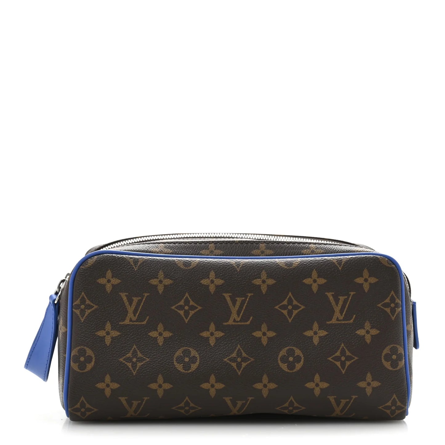 Louis Vuitton Monogram Macassar Dopp Kit Toilet Pouch in Indigo Blue