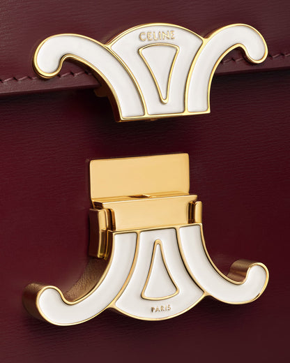 Teen Triomphe Shiny Calfskin Bag