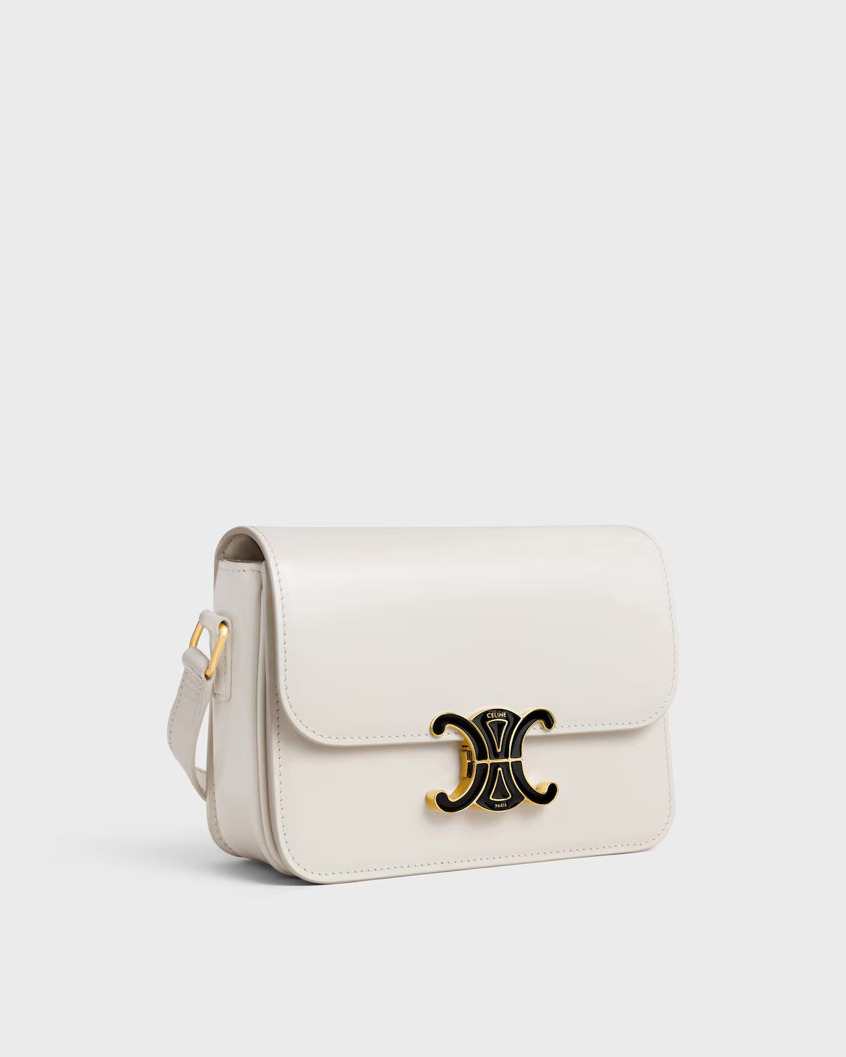 Teen Triomphe Shiny Calfskin Bag