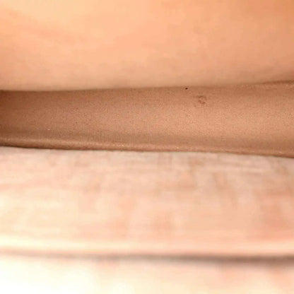 Fendi satchel bag close-up of beige suede-like fabric texture