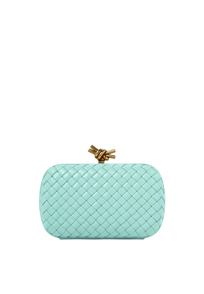 Bottega Veneta Knot Evening Clutch in Lambskin Leather