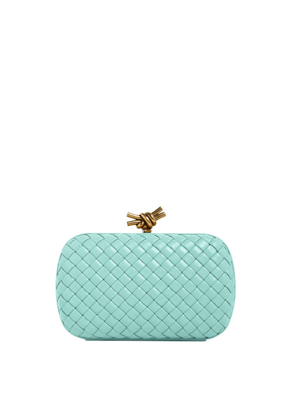 Bottega Veneta Knot Evening Clutch in Lambskin Leather