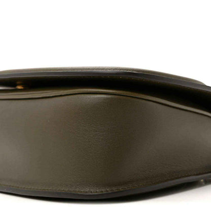 Gucci medium Blondie bag, forest green leather curved base with visible side stitching