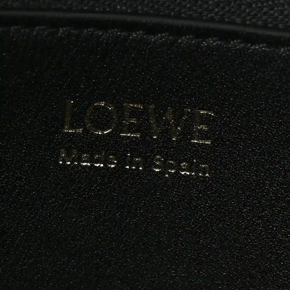 LOEWE logo on black leather bag
