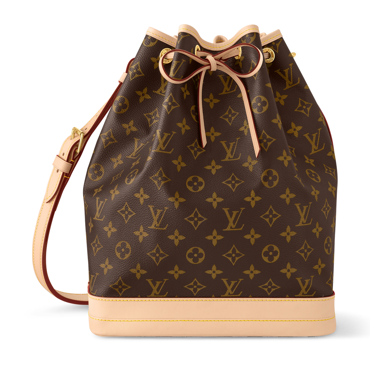 Noé Bucket Bag Monogram Coated Canvas