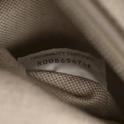 Bottega Veneta tote bag authenticity label inside, on suede lining