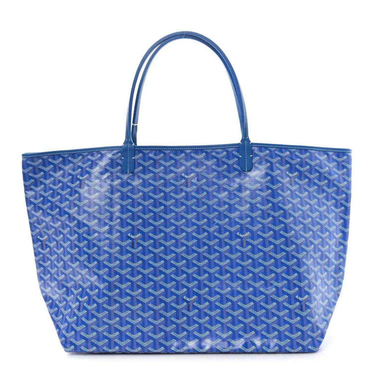 Goyard Saint Louis GM tote bag in sky blue Goyardine canvas with top handles