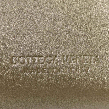 Bottega Veneta embossed logo on cypress calfskin leather