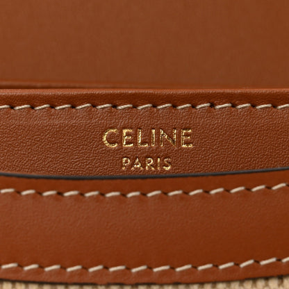 Mini Shoulder Bag Canvas Leather