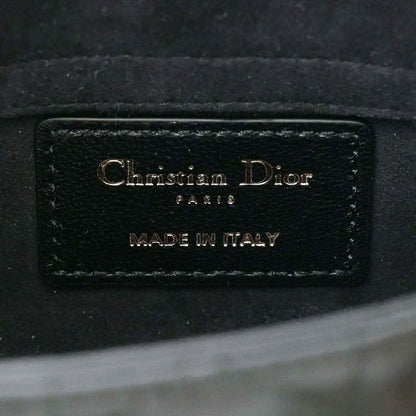 Christian Dior Paris leather logo patch inside handbag, 'Made in Italy' text