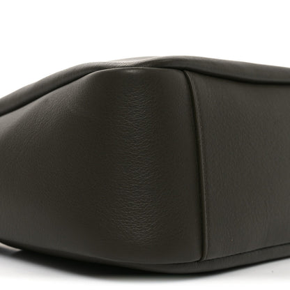 Saint Laurent Le 5 A 7 small hobo bag, dark leather, rounded side seam detail