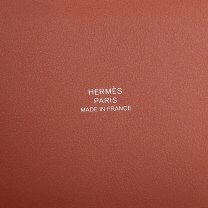 Leather bag branding text: HERMÈS PARIS MADE IN FRANCE