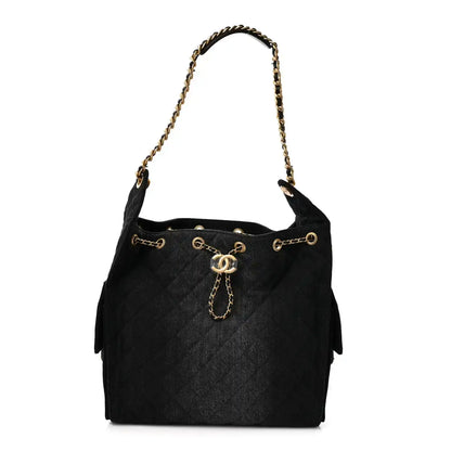 25 Washed Denim Shoulder Bag