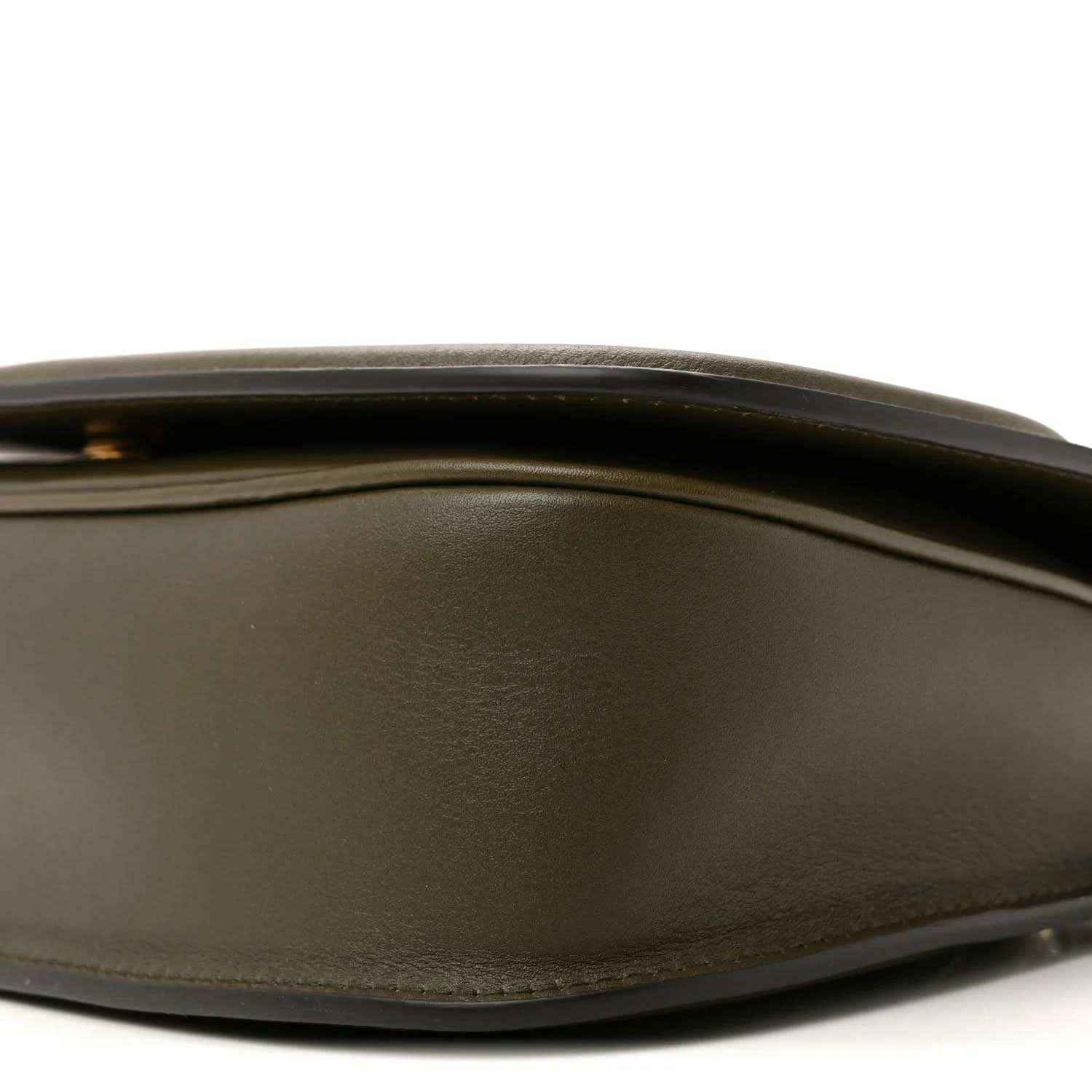 Gucci medium Blondie bag, forest green leather edge with glossy trim and stitching
