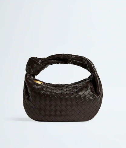 Small Jodie Intrecciato Lambskin Leather