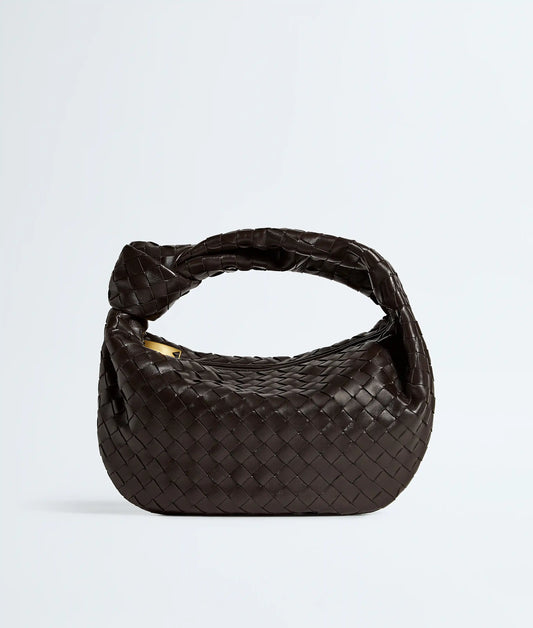 Small Jodie Intrecciato Lambskin Leather