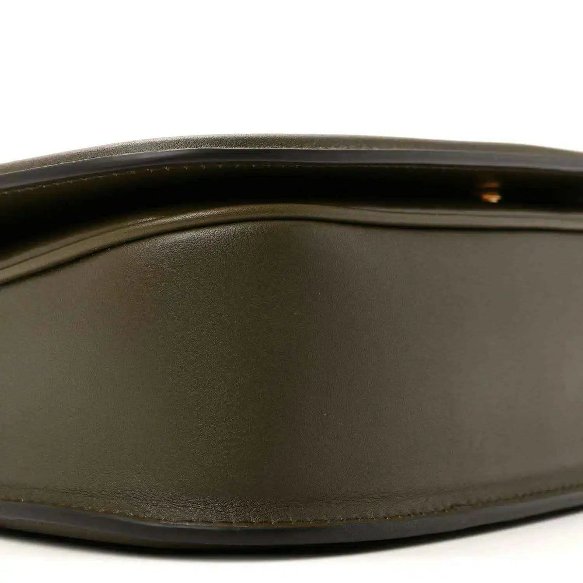 Gucci medium Blondie bag, forest green leather with curved base edge and seam detail