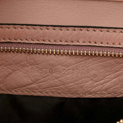 Gucci small Jackie 1961 hobo interior zipper and embossed logo on pink leather