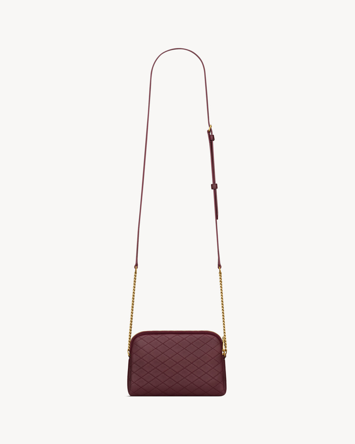 Gaby Quilted Lambskin Zipped Pouch