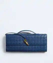 Andiamo Clutch Intrecciato Lambskin Leather
