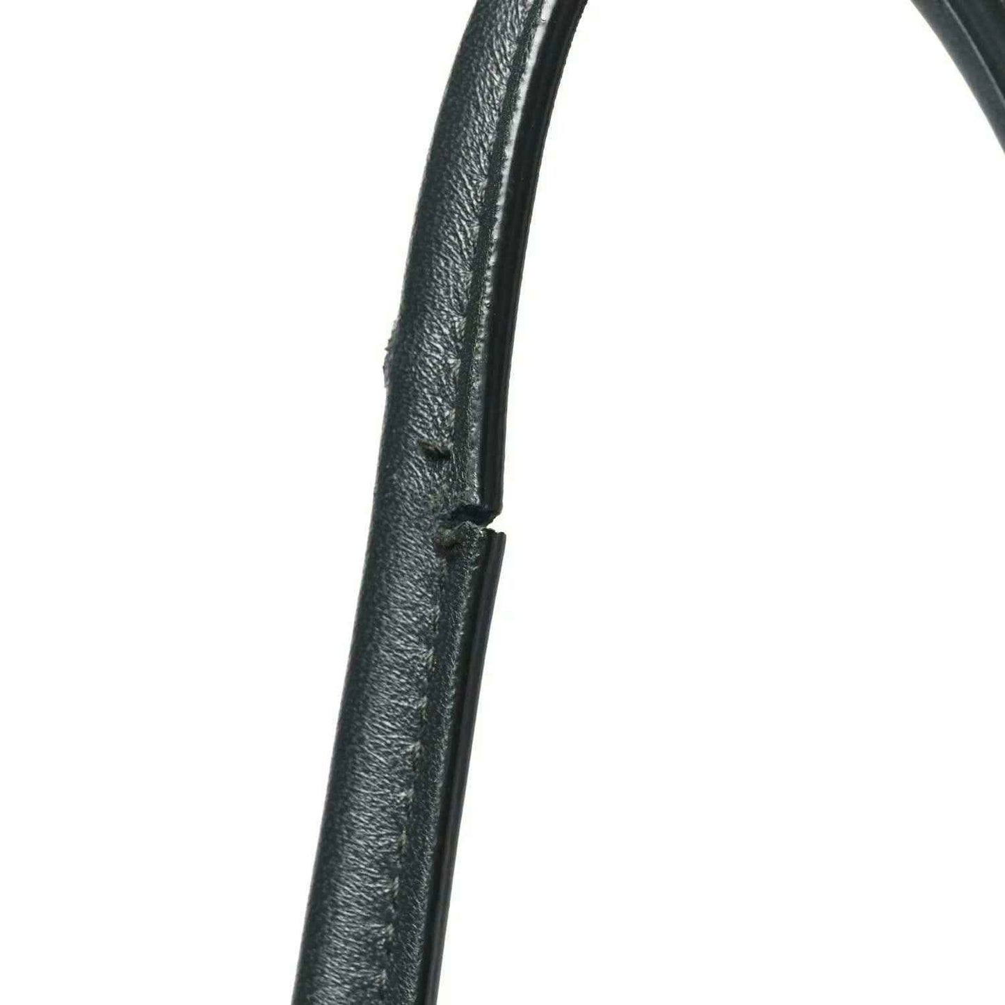 Bottega Veneta hobo bag handle in dark green leather