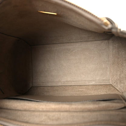 Celine micro belt bag interior lining with visible seams and zipper area