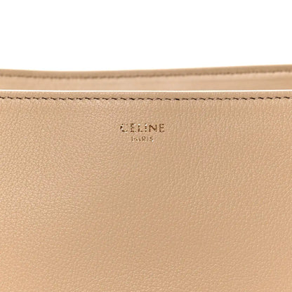 Beige grained calfskin interior with CELINE PARIS stamp