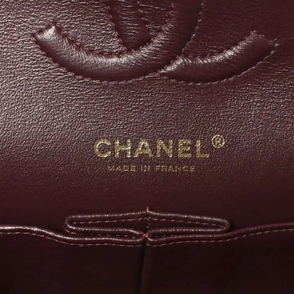 Chanel interior leather stamp reading “CHANEL” and “MADE IN FRANCE”