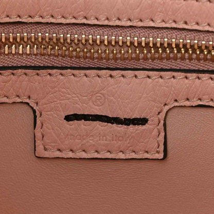 Gucci small Jackie 1961 hobo zipper detail on pink leather with gold teeth
