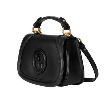Smooth Leather Medium Top Handle Bag