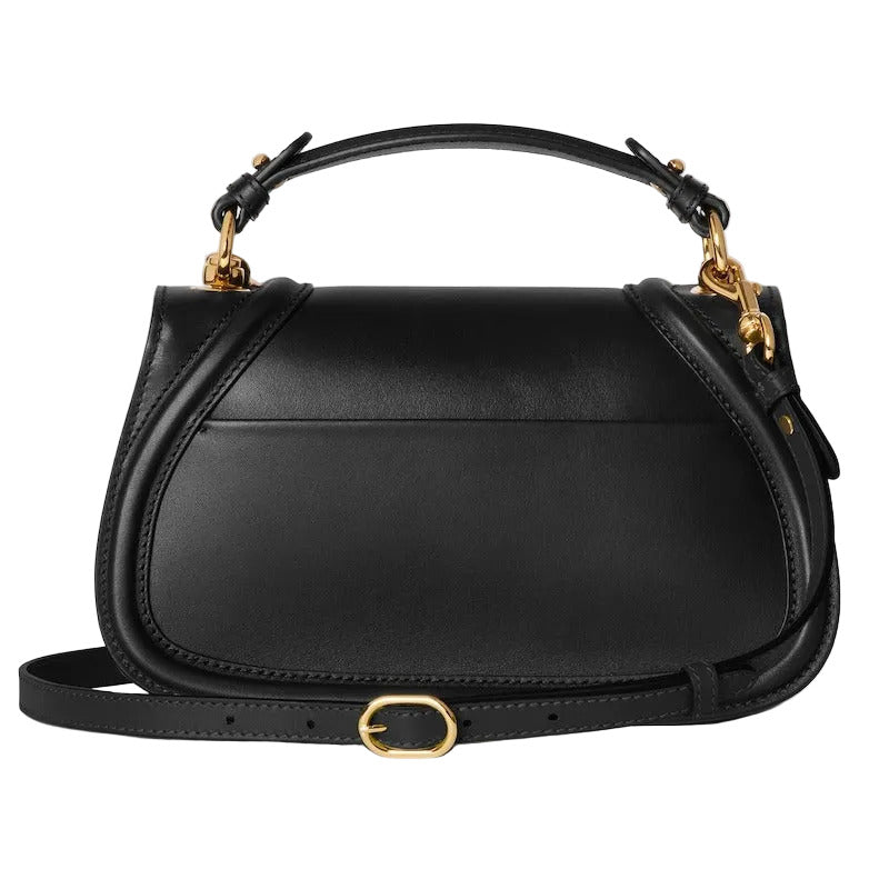 Smooth Leather Medium Top Handle Bag