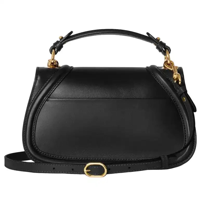 Smooth Leather Medium Top Handle Bag