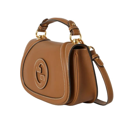 Smooth Leather Medium Top Handle Bag