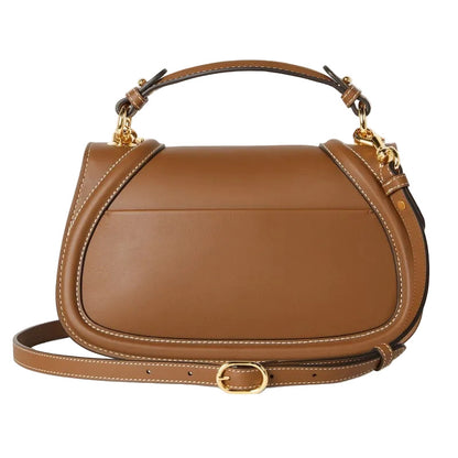 Smooth Leather Medium Top Handle Bag