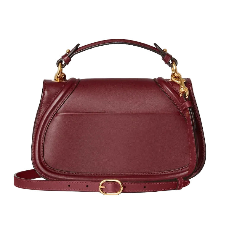 Smooth Leather Medium Top Handle Bag