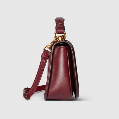 Smooth Leather Medium Top Handle Bag