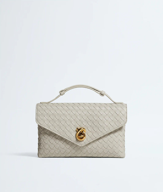 Knot Lock Intrecciato Piccolo Lambskin Leather
