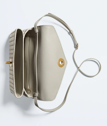 Knot Lock Intrecciato Piccolo Lambskin Leather
