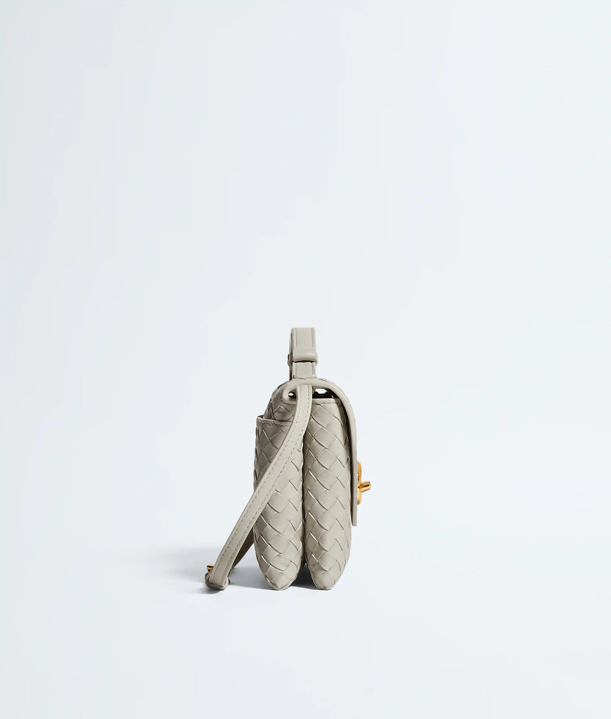 Knot Lock Intrecciato Piccolo Lambskin Leather