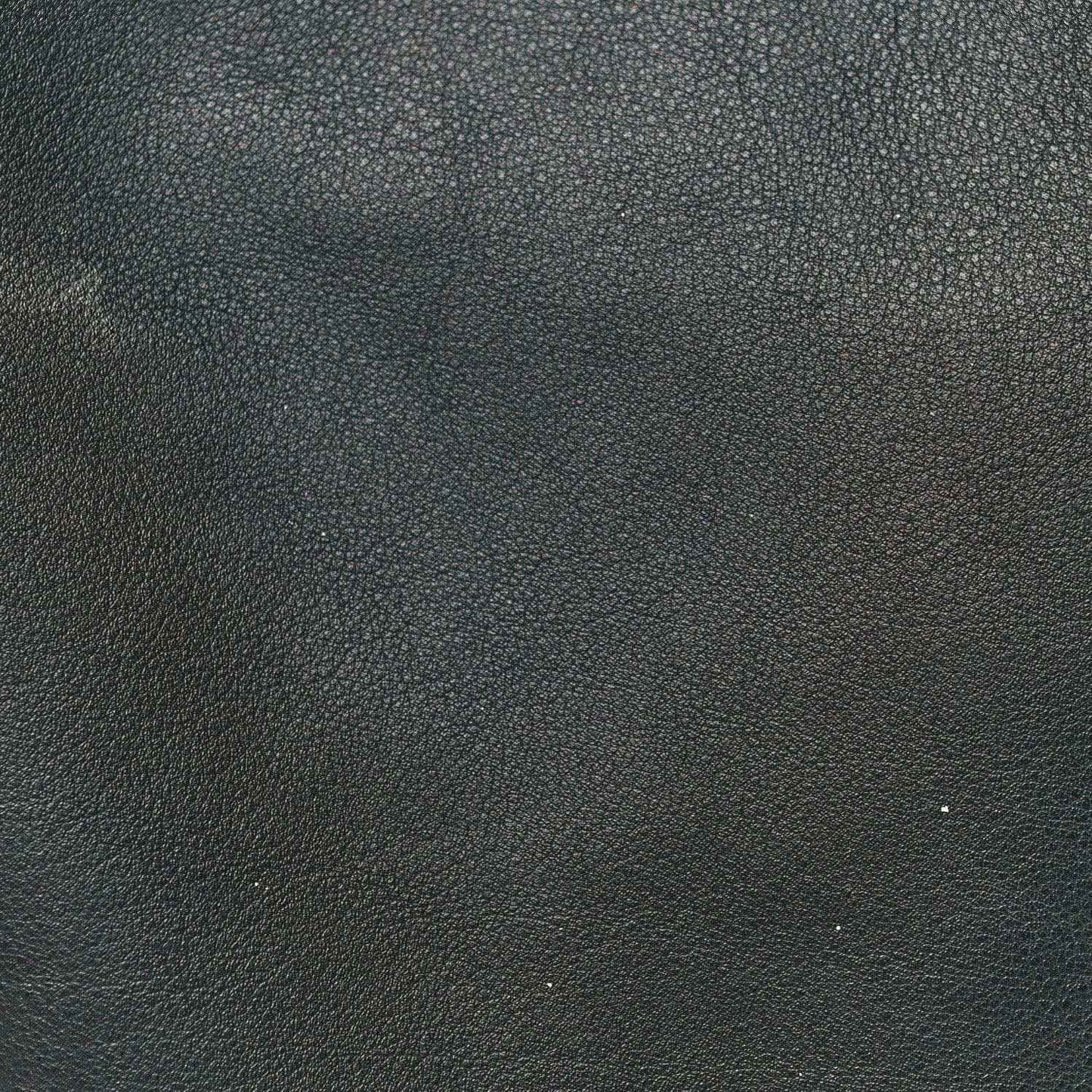 Black chevron canvas texture panel for a reversible mini tote bag.