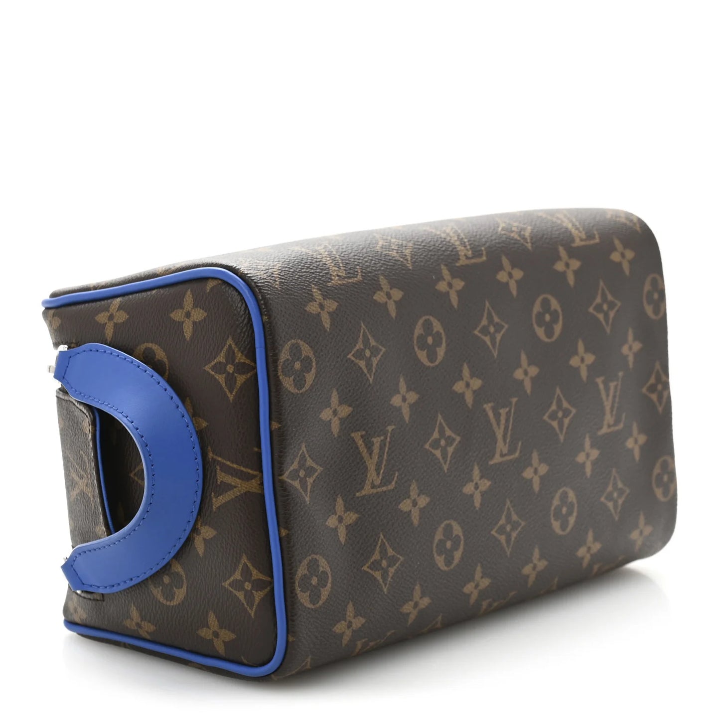 Louis Vuitton Monogram Macassar Dopp Kit Toilet Pouch in Indigo Blue