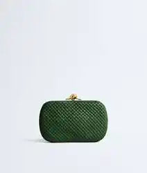 Soft Knot Intreccio Calfskin Leather