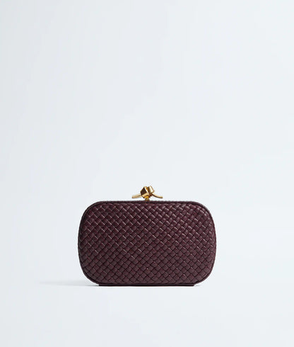 Soft Knot Intreccio Calfskin Leather